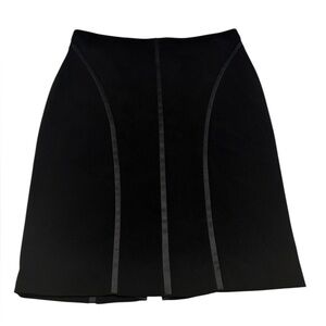 NWT Hugo Vasila Black Detailed Skirt Size 8